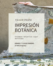 Load image into Gallery viewer, KIT DE MATERIALES PARA TALLER ONLINE DE IMPRESIÓN BOTÁNICA