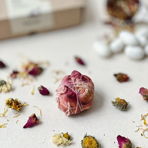 Kit de teñido con flores - pañuelo de seda -